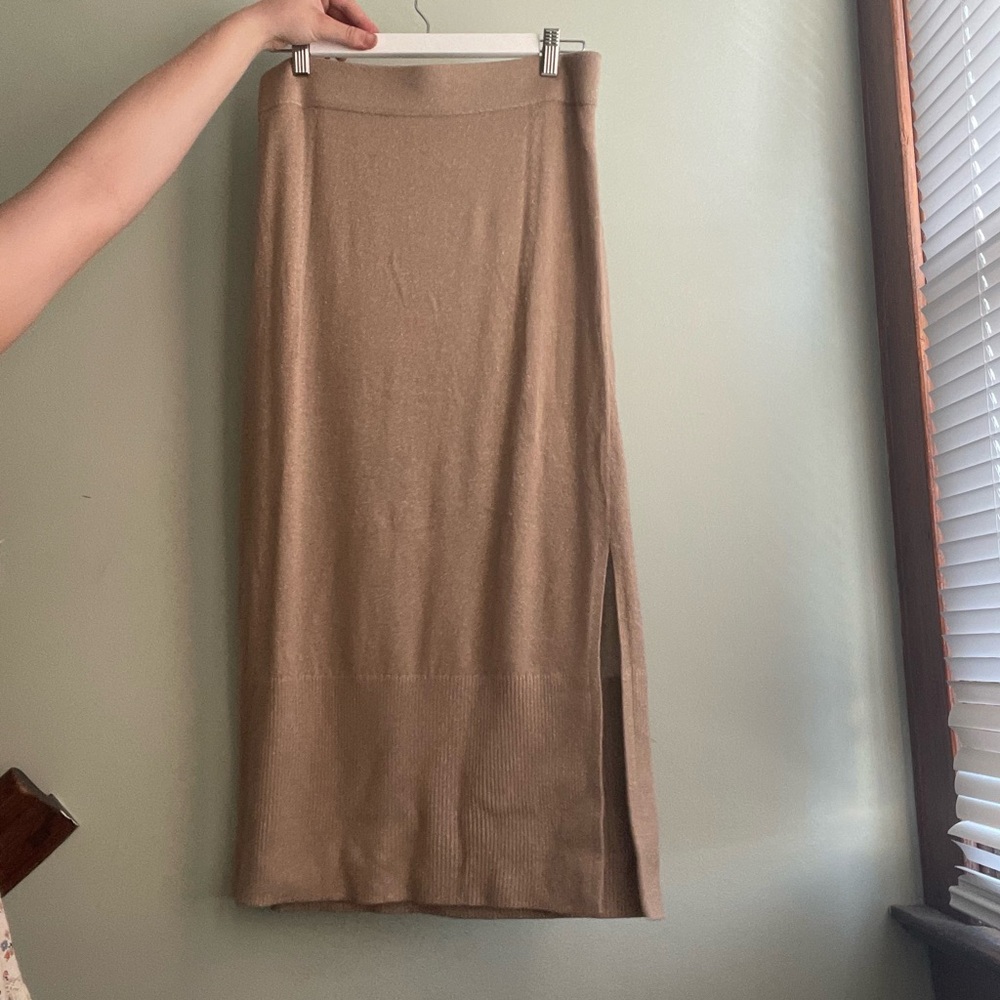 Banana Republic shimmer Luxor knit midi skirt
